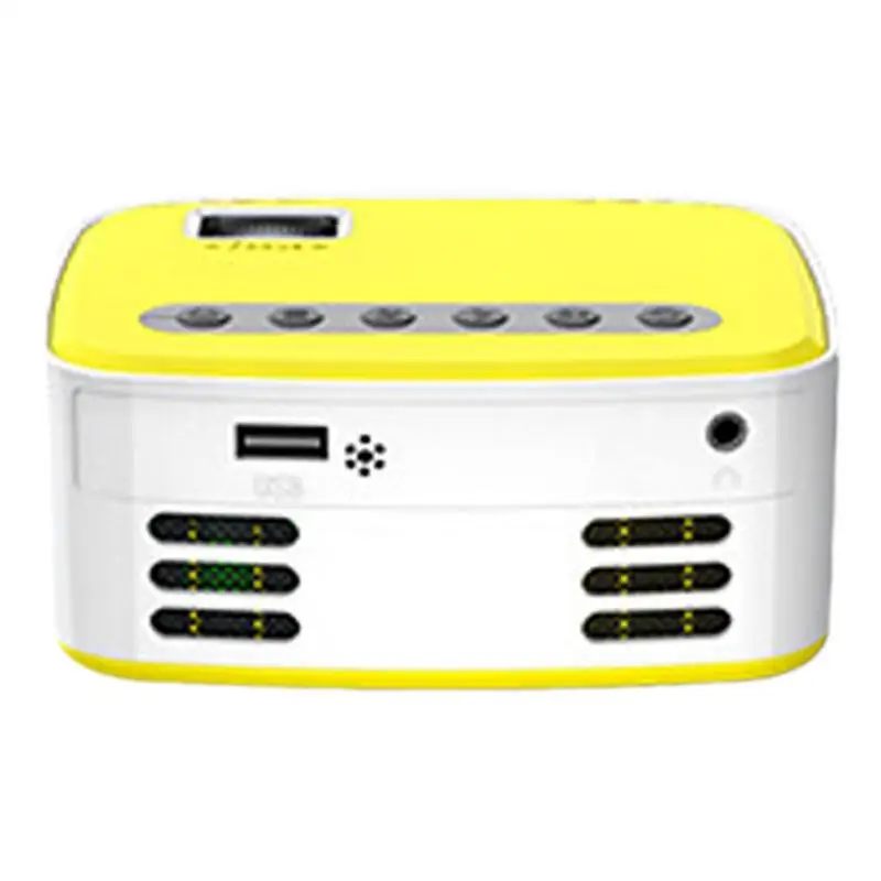 Mini Pocket Projector 1080P Movie Video Portable Projector With Built-in Speaker Connects To Cellphone USB