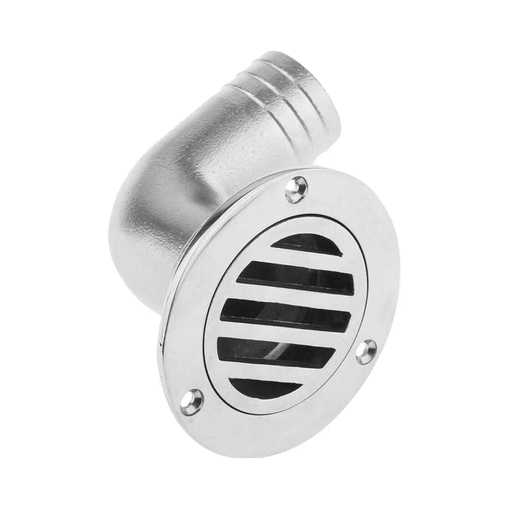 

STLF ISURE MARINE Boat Deck Drain Scupper 32mm 38mm 90 Degree Heavy Duty 316 Stainless Steel Floor Deck Drainage Cover