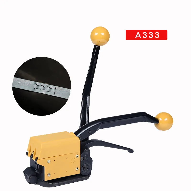 High quality 1pc handheld Manual Sealless Steel Stripping Tool, A333 Strapping Machine Baler Packer for 13-19mm steel strap