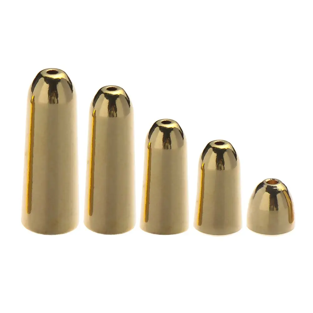 5 stücke Kupfer Wolfram Angeln Sinker Angeln Blei Fall Gewichte Flipping Gewichte Bass Sinker Tackle Angeln Zubehör