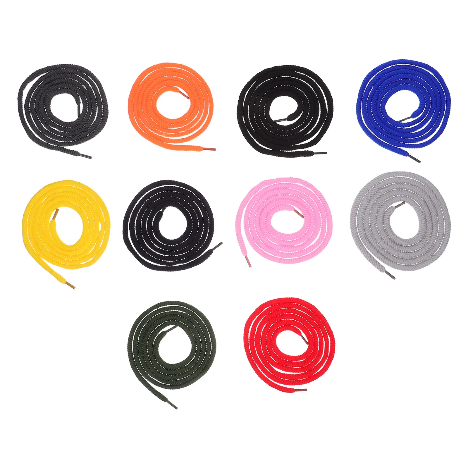 

10 Pcs Pants Drawstring Sports Sweatpants Replacement Elastic Polyester Cord Plastic Hoodies Clothing Accessories