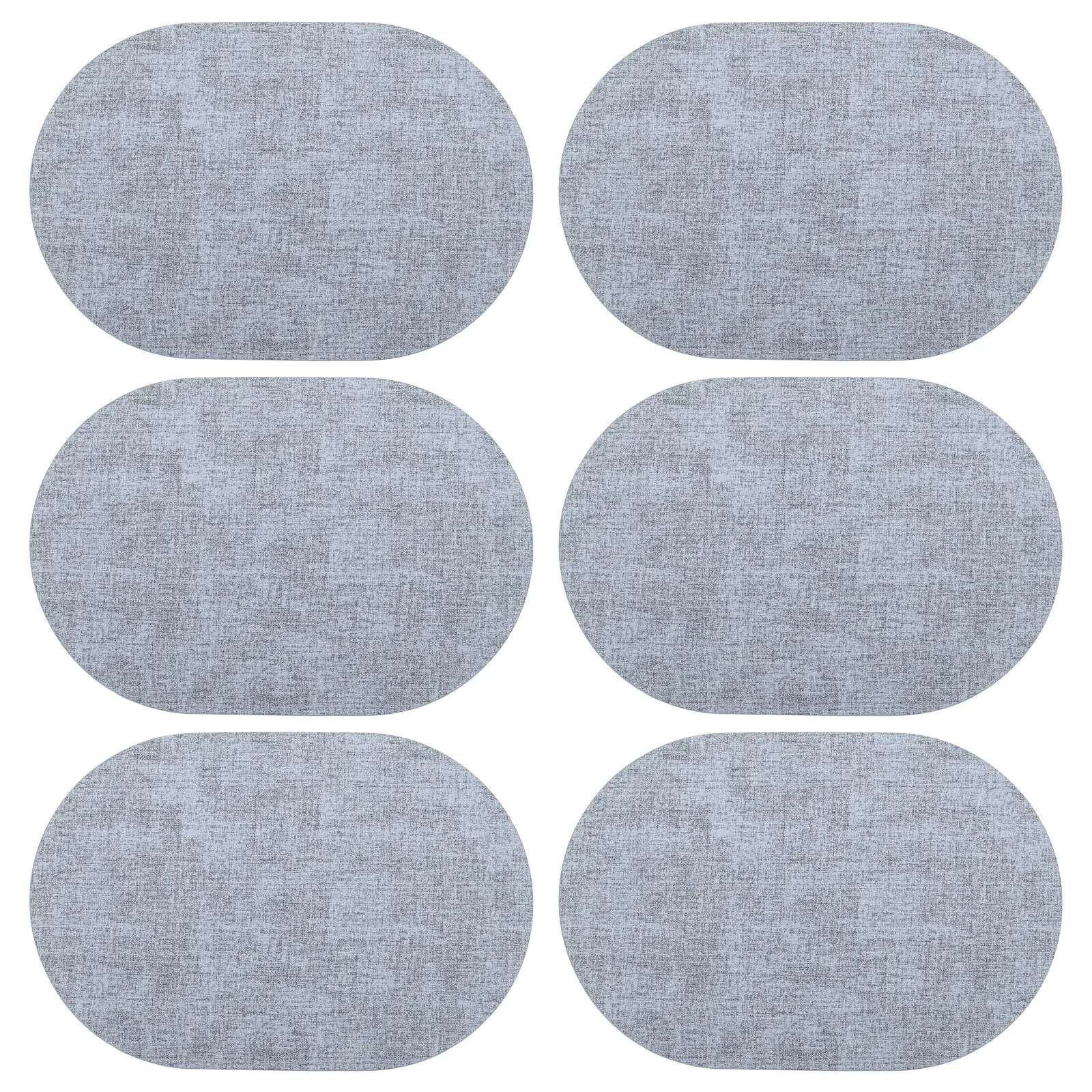 6 pcs Dining Protector Heat Resistant Table Placemats Washable Anti-Slip Decorative Table Mats For Kitchen Restaurant Use