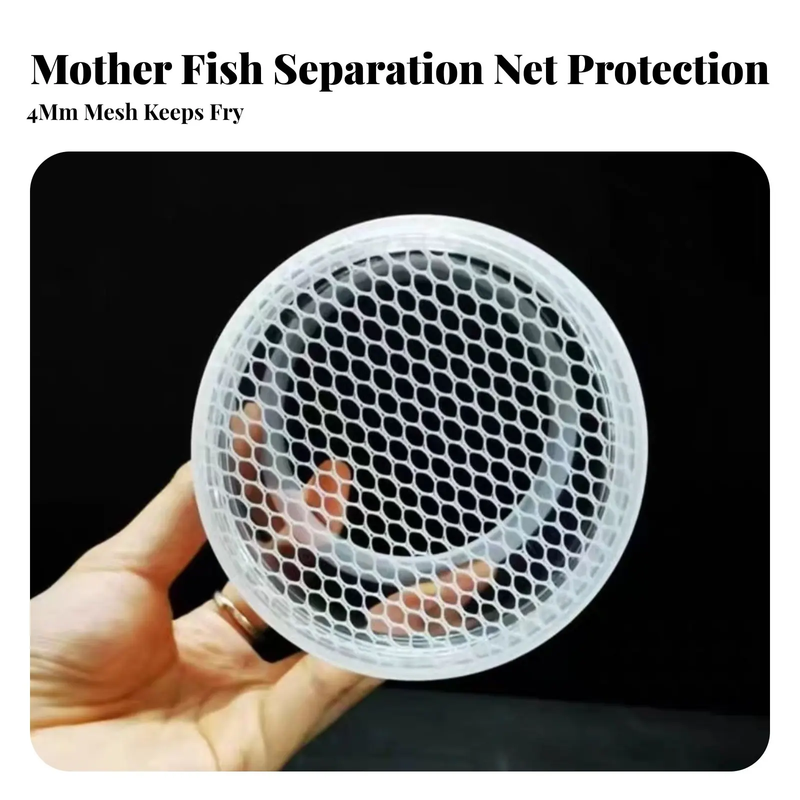 Caixa de Criação de Guppies com Design de Malha Dupla e Flutuante, Caixa de Criação Aquática Flutuante, Fácil de Limpar, para Criação de Alevinos