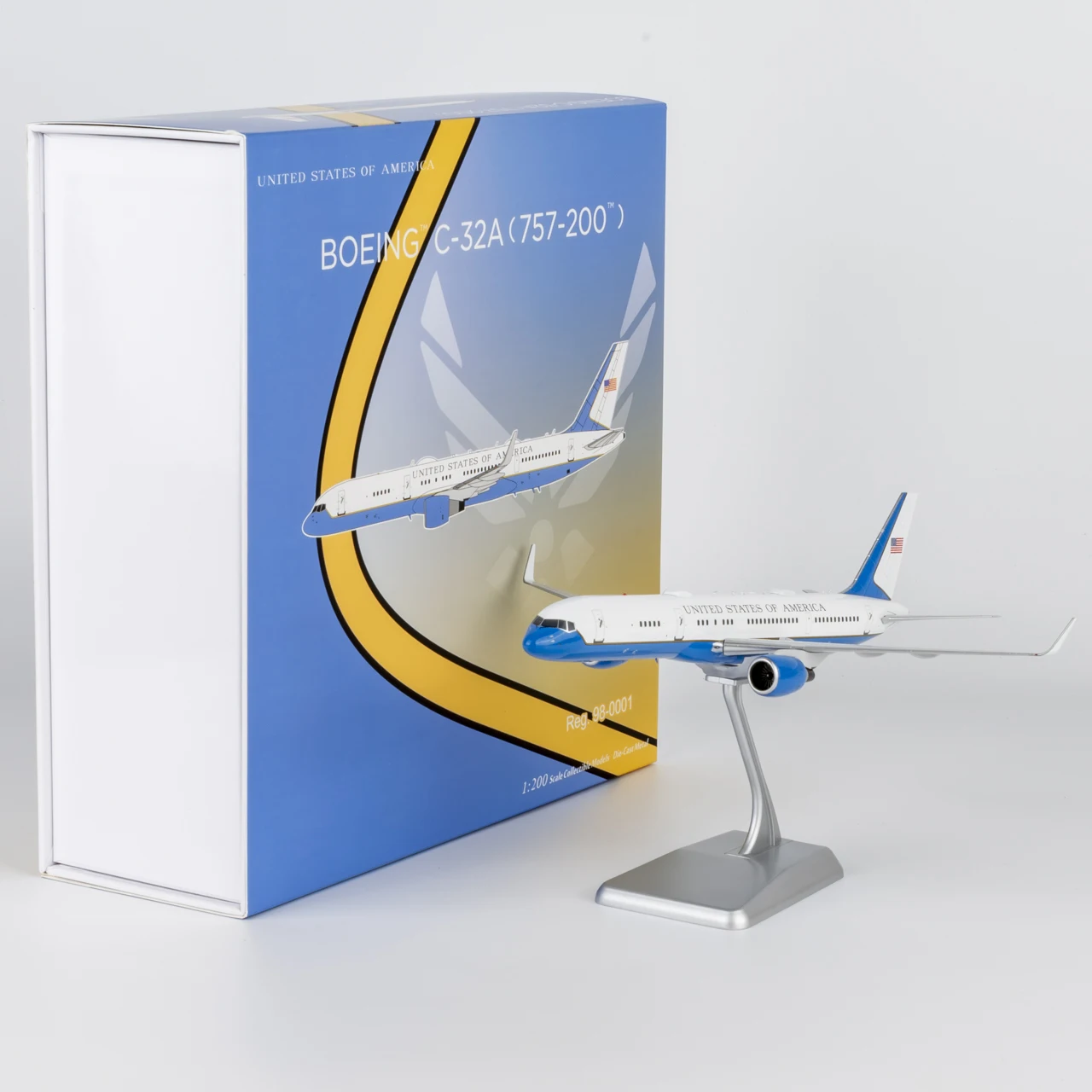

42041 Alloy Collectible Plane Gift NG Model 1:200 US Air Force (USAF) Boeing C-32A(757-200) Diecast Aircraft Jet Model 98-0001