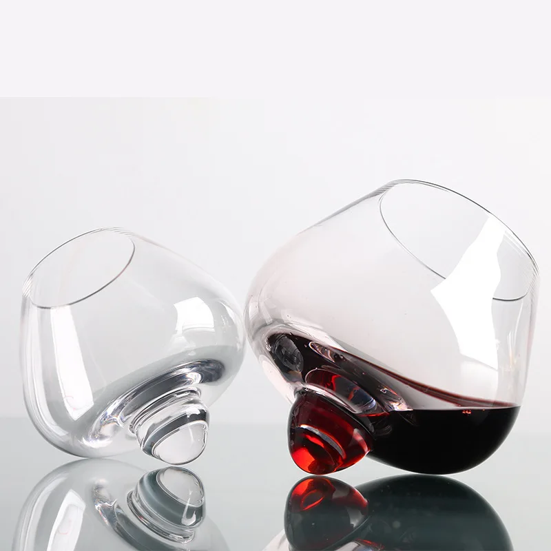 Rotate Whiskey Glass Top Belly Cigar Whisky Cocktail Drinking Wine Cup Tumbler Bottom Bar Glasses Vaso Gafas Caneca Brandy Cups