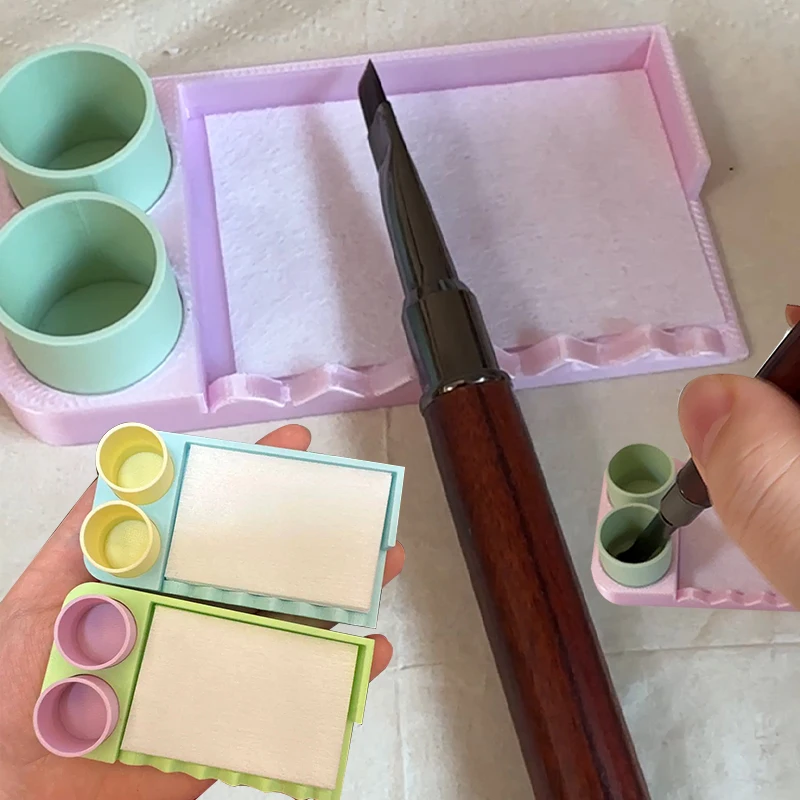 Macarons Nail Art Painting Brush Holder Nail Brush Rack Painting Pen Rest Holder Stand UV Gel Brush Display Holder Manicre Tools