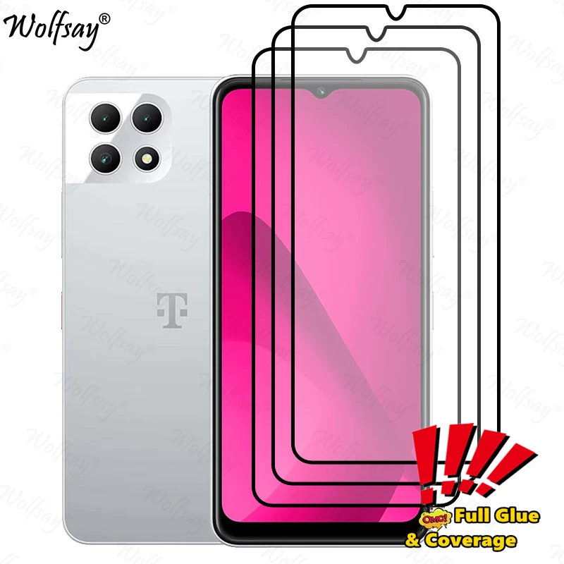 Protecteur d'écran pour téléphone, couverture complète, verre du Guatemala, T-Mobile T 2 Pro, 5G