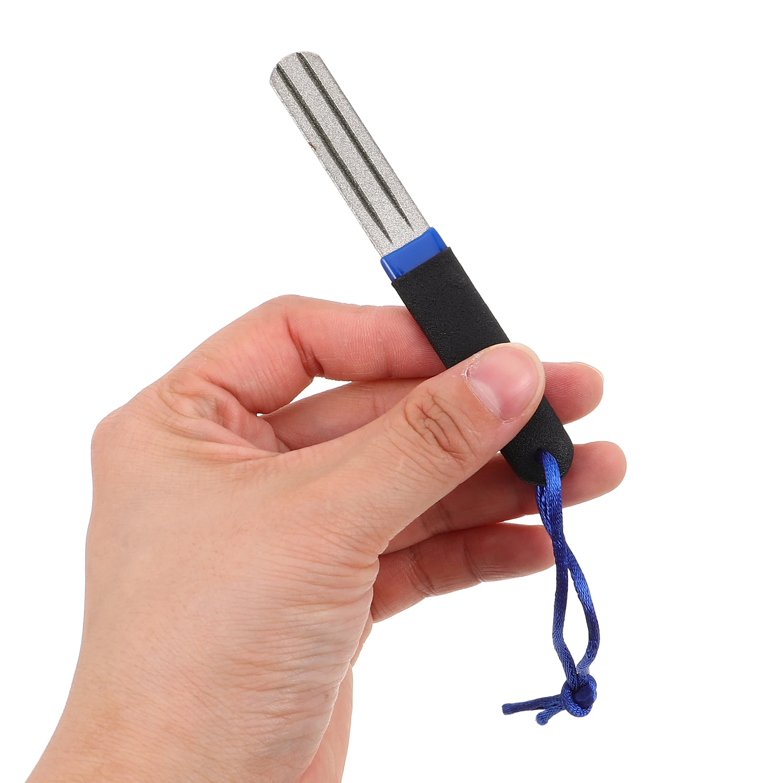 

Diamond Sharpening Stone Fish Hook Grinding File Double Sided Fishing Hook Sharpener Portable Scissor Sharpener Outdoor Use