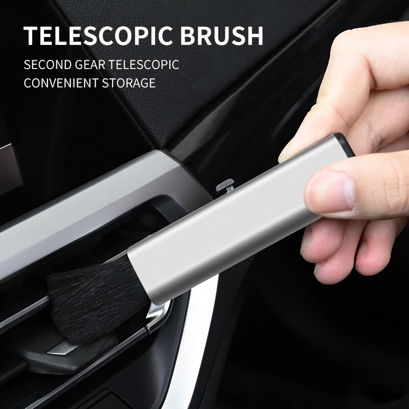 Car Dust Cleaning Brush Air Outlet Cleaning Tools For Peugeot 308 408 508 RCZ 208 3008 2008 206 207 307 Car Accessories