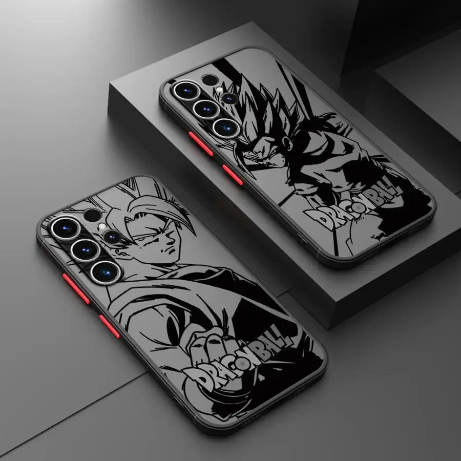 Japan Anime G-Go Ku Line Phone Case for Samsung Galaxy A53 5G A16 A71 A12 A51 A23 A14 A52 A33 A72 A24 Frosted Funda Cover