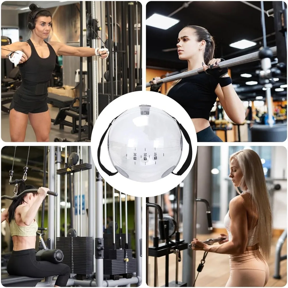 15kg Fitness Water Bag PVC Stability Training Water-Filled Weight Bags Adjustable Water Weight Core Balance Trainer