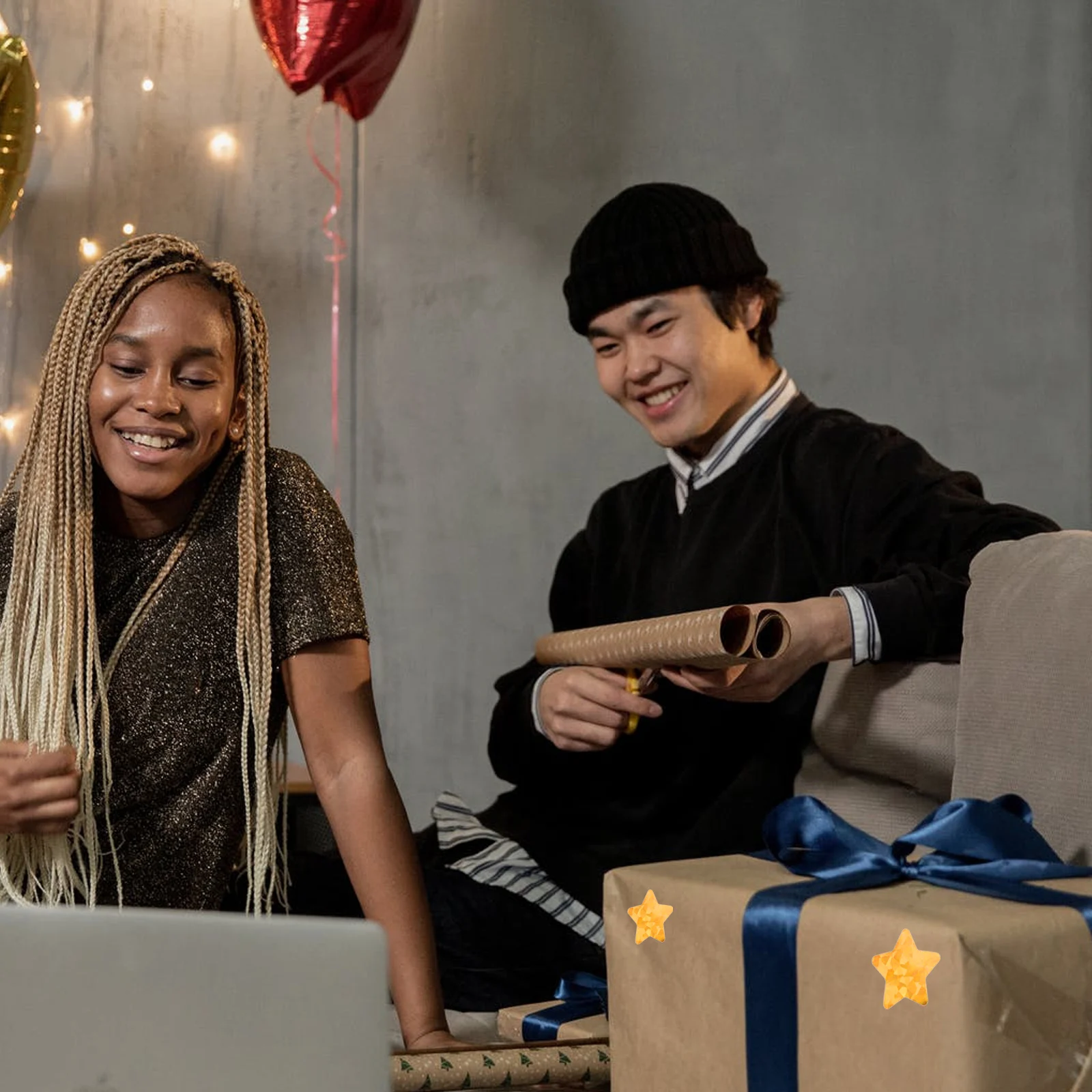 

1 Roll Kids Star Stickers Gold Star Reward Labels for Students Teachers Classroom Activities DIY Crafts Wall Art Decorative