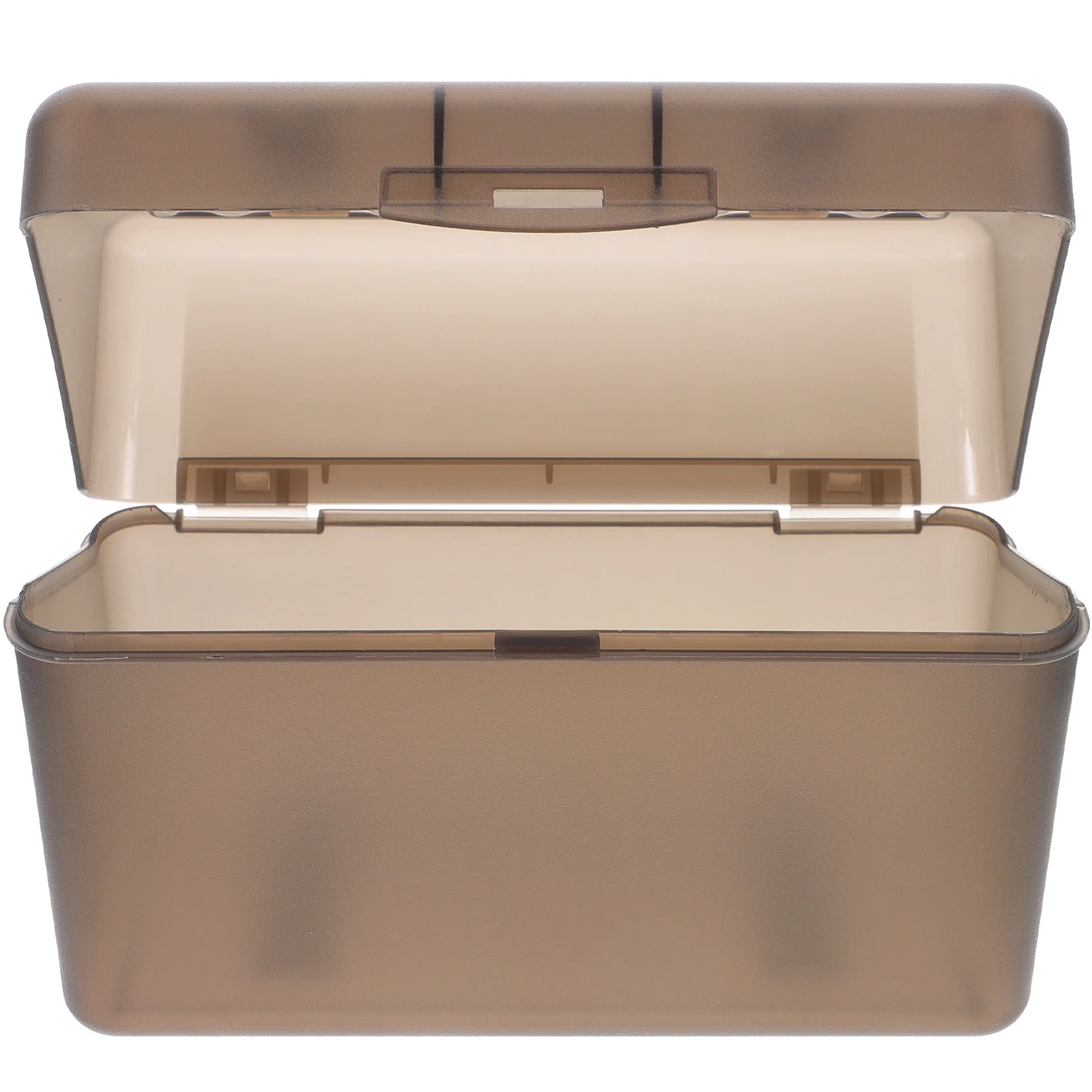 

Premium Business Card Box Plastic Desktop Holder Thickened Non-Slip Base for Office Reception Conference Name Cards Organizer