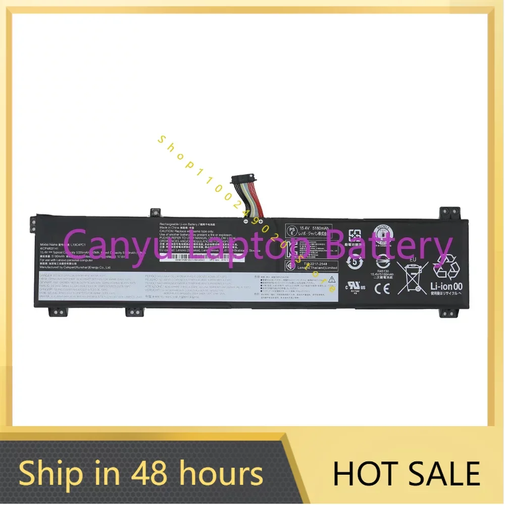 2024 L19C4PC1 L19M4PC  Battery For Lenovo 2020 rescuer R7000P Y7000P Built-In Legion 5 Y550 15ARH Y7000 R7000 New