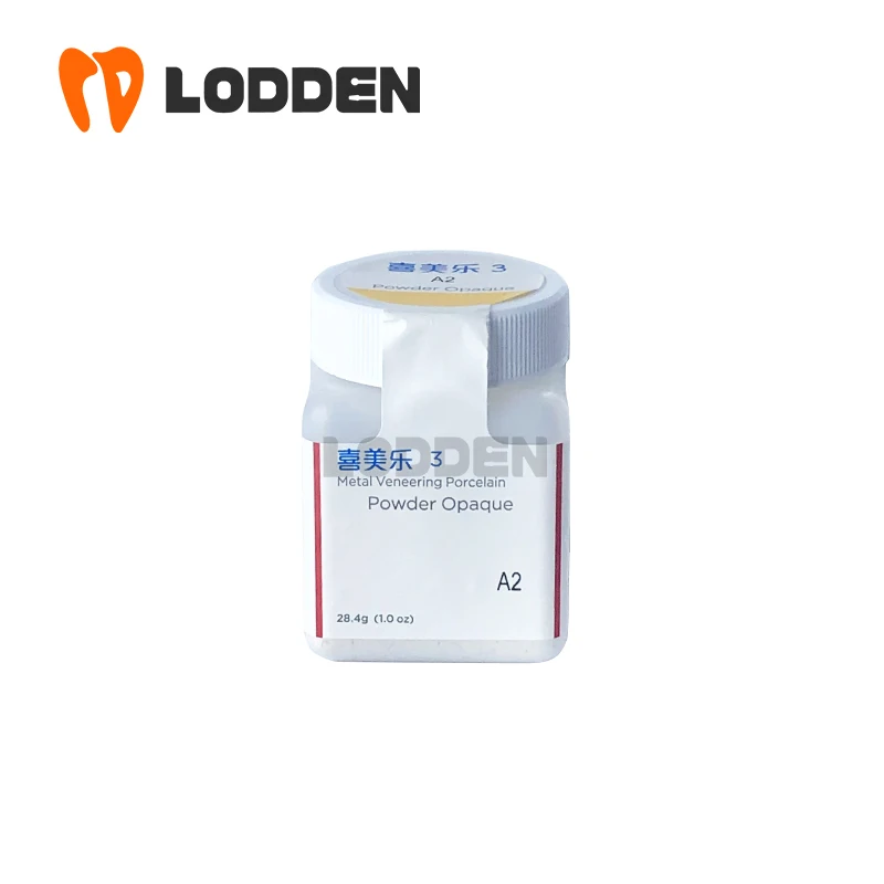 28.4g Dental Ceramco 3 Opaque Powder Metal Veneering Porcelain Dental Lab Materials Porcelain Powder OP