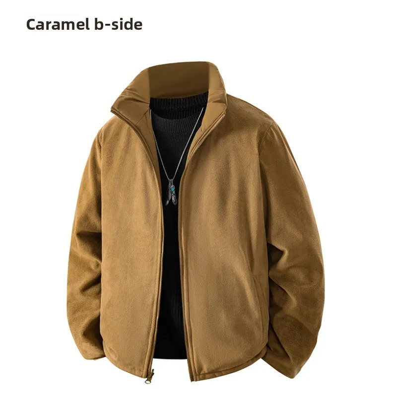 

Fashionable Two-sided Mens Light Down Cotton-padded Jacket Winter Trend Large-sized Cotton-padded Jacket Men Thickened Warm Coat