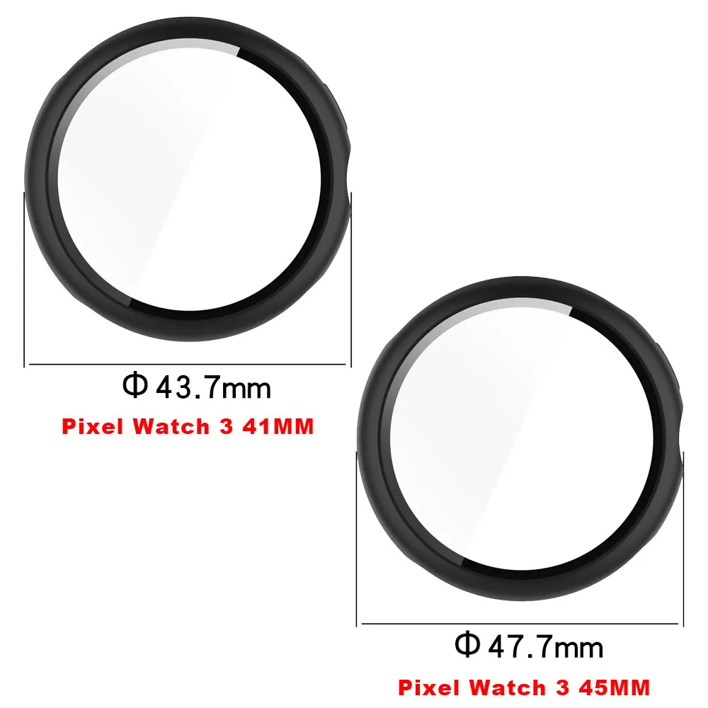 غطاء من الزجاج المقسى لساعة جوجل بيكسل 3 ، حماية كاملة للكمبيوتر الشخصي ، فيلم واقي للشاشة ، 41: 45 #6