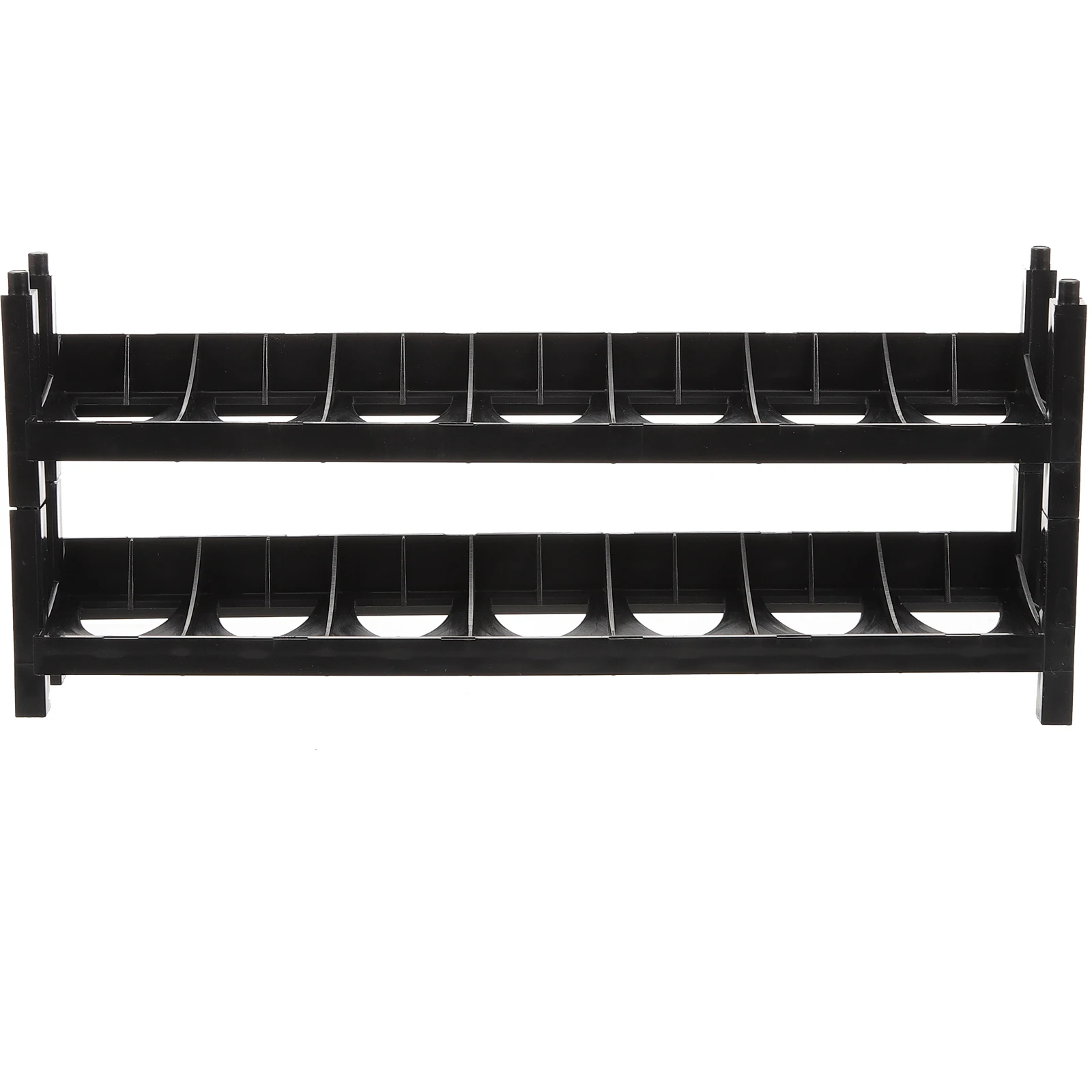 

2pcs Holder Rack Multi Grids Acrylic Paint Storage Organizer Lightweight Desktop Stand For Art Pigment Ink Bottle Holder