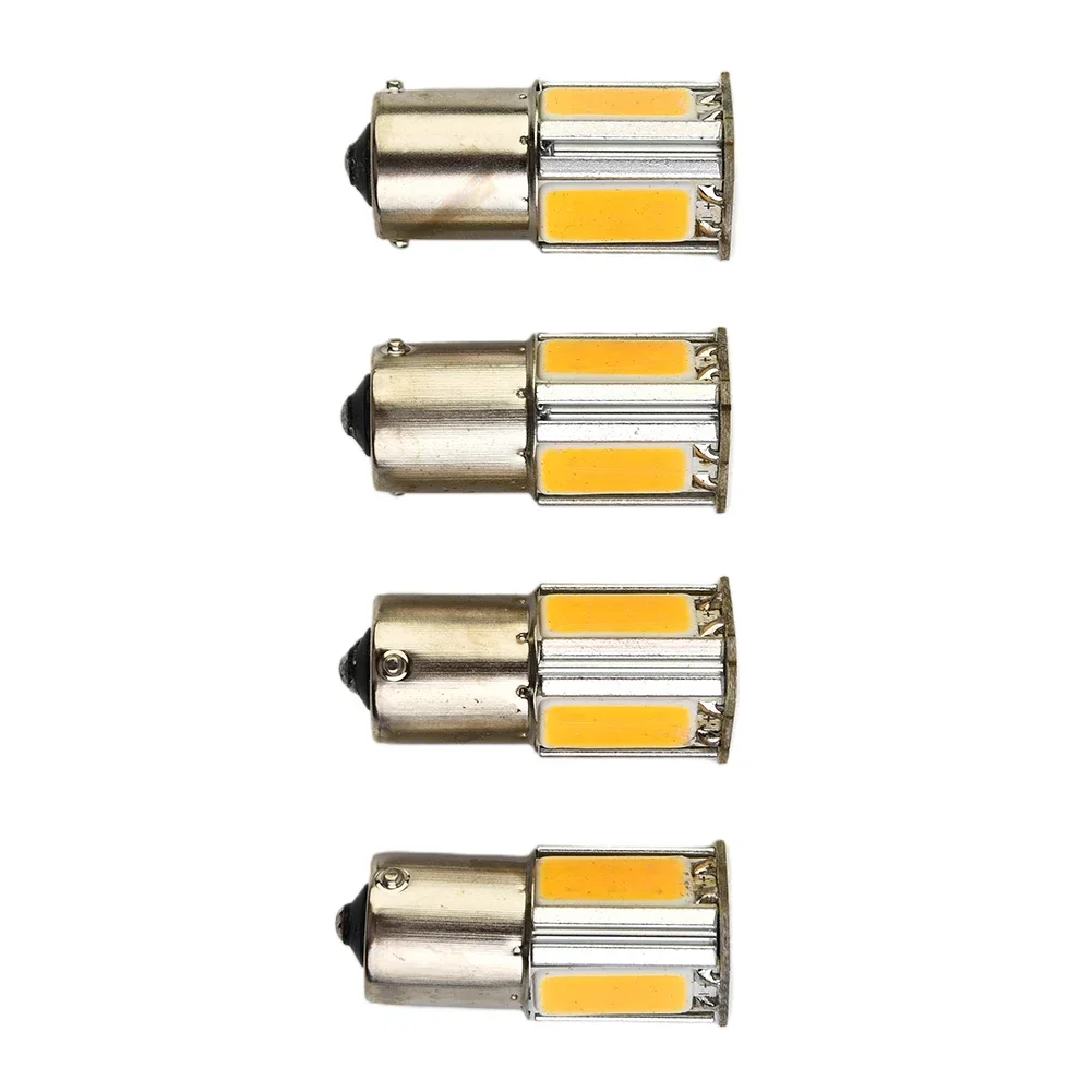 

Lights Turn Signal Light Super Bright White For BA15S 1156 Socket Long Lasting Super Bright 4 COB Super bright