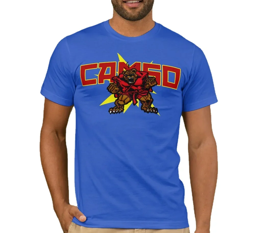 Russian SAMBO MMA Grappling Bear T-Shirt 100% Cotton O-Neck Short Sleeve Summer Casual Mens T-shirt Streetwear