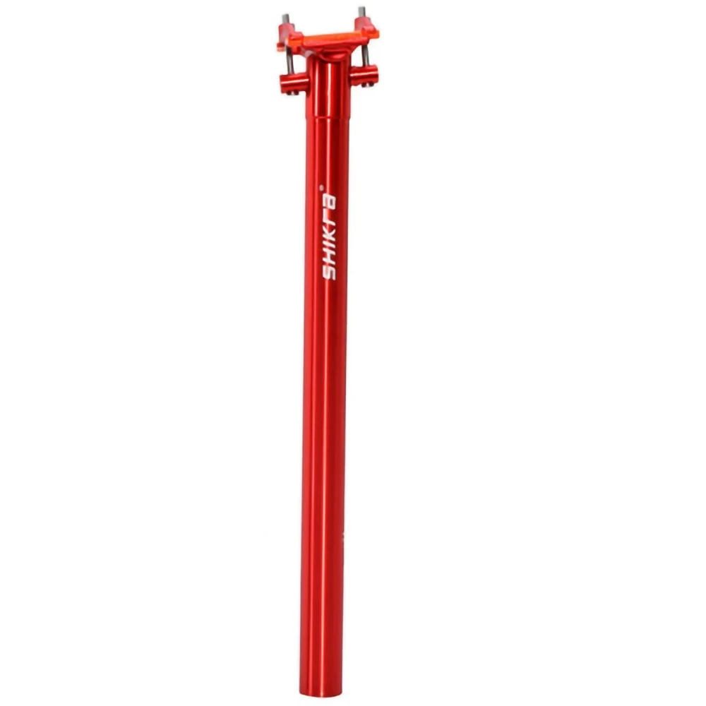 SHIKRA Bike Seatpost Ultra-light Aluminum Alloy 27.2/ 31.6*400mm Mountain Road Seat Tube Black Red Titanium