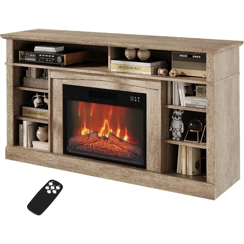 Electric Fireplace TV Stand for TVs up to 58