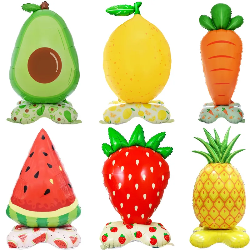 Hawaii Sommer Thema Wassermelone Ananas Avocado Zitrone Luftballons Geburtstag Party Event Dekoration Ballons Foto Requisiten Versorgung