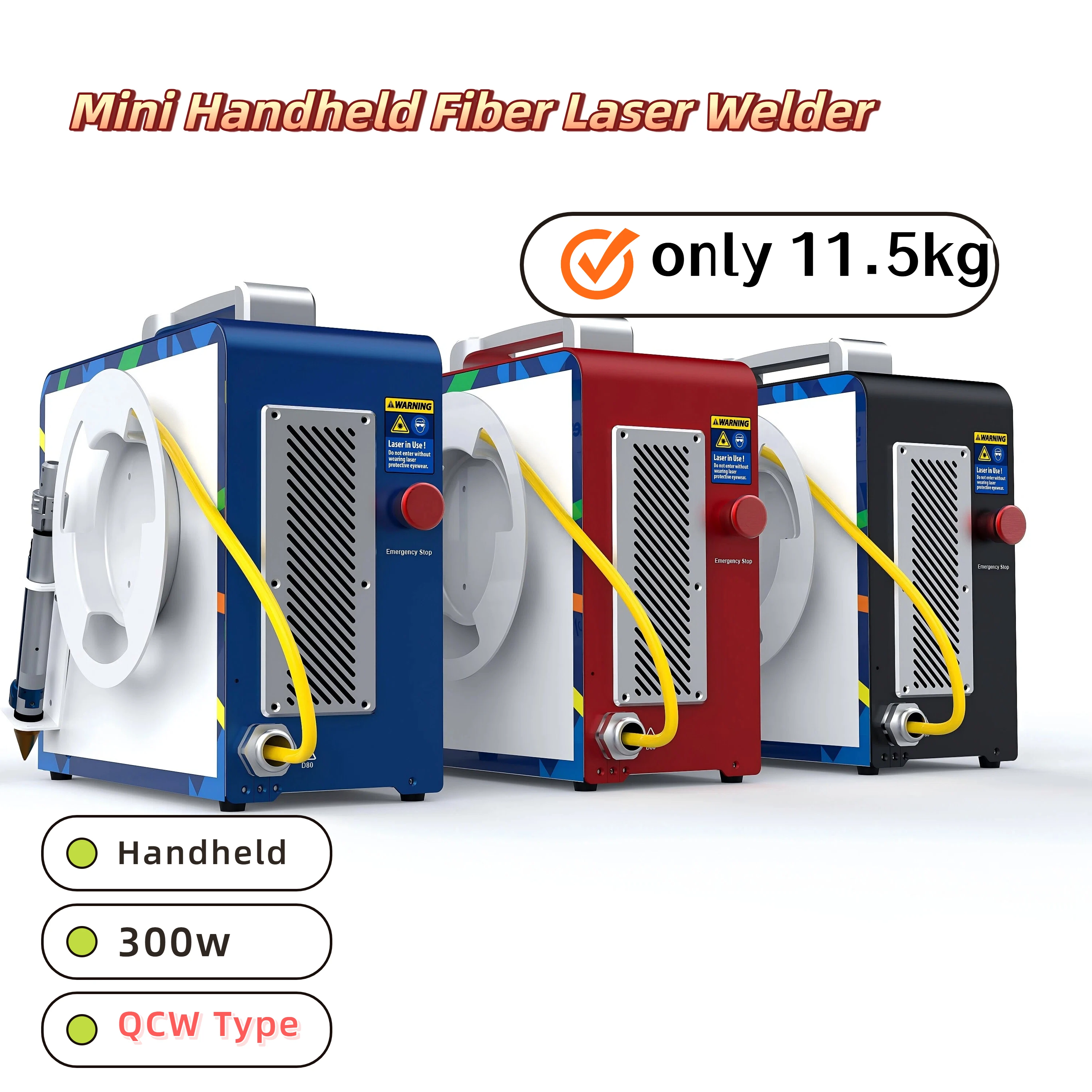 New Arrival Mirco 300w Hand-held Metal Laser Welding Machine Portable Laser Welder for Sale