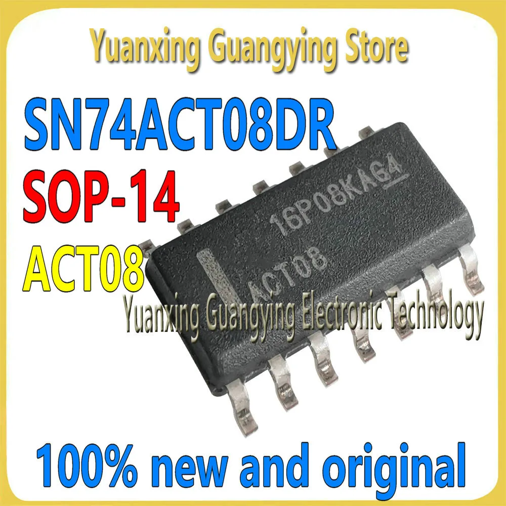 (5 pieces) SN74ACT08DR SN74ACT08 74ACT08 ACT08 SMD SOP-14 Logic Gate and Inverter Chip IC 100% brand new and original