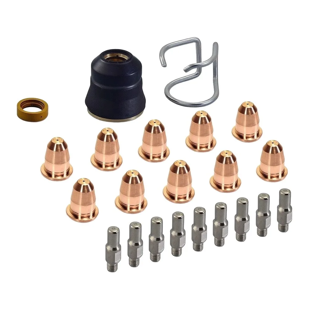 for plasma Electrode PR0110 Tip 0 8 PD011608 Shield Cup Kit for S45 for torch Includes 23pcs Welding for torch Accessories