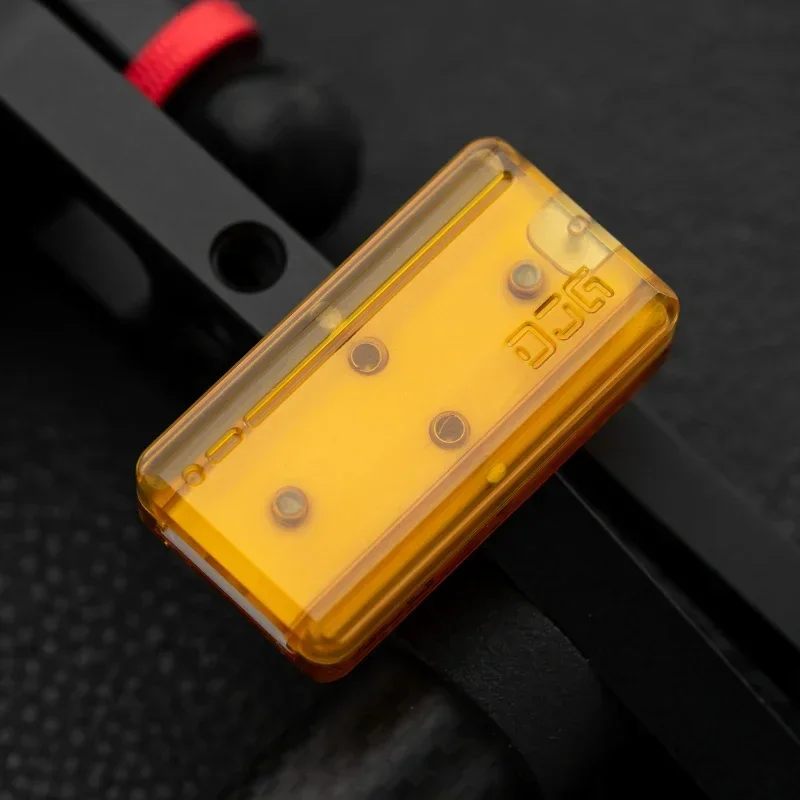 Imagem -05 - Edc Liga de Titânio Push Slider Mecânico Intensivo Edc Descompressão Brinquedos Ferramentas