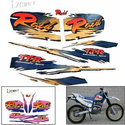 Dirt Motorcycle sticker Graphic Kit Fuel Tank Decal Gas Tank Decals Label paste Paper For Yamaha TT-R 250 TTR250 Raid