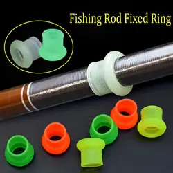 10Pcs Fishing Rod Handle Protective Case Silica gel Lure Rod Bottom Protector Tackle Accessories