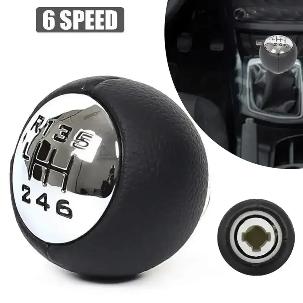 

Black Gear Knob ABS Shift Knob Car Interior Upgrade Long-lasting Performance Sleek Black Finish For 307 308 407
