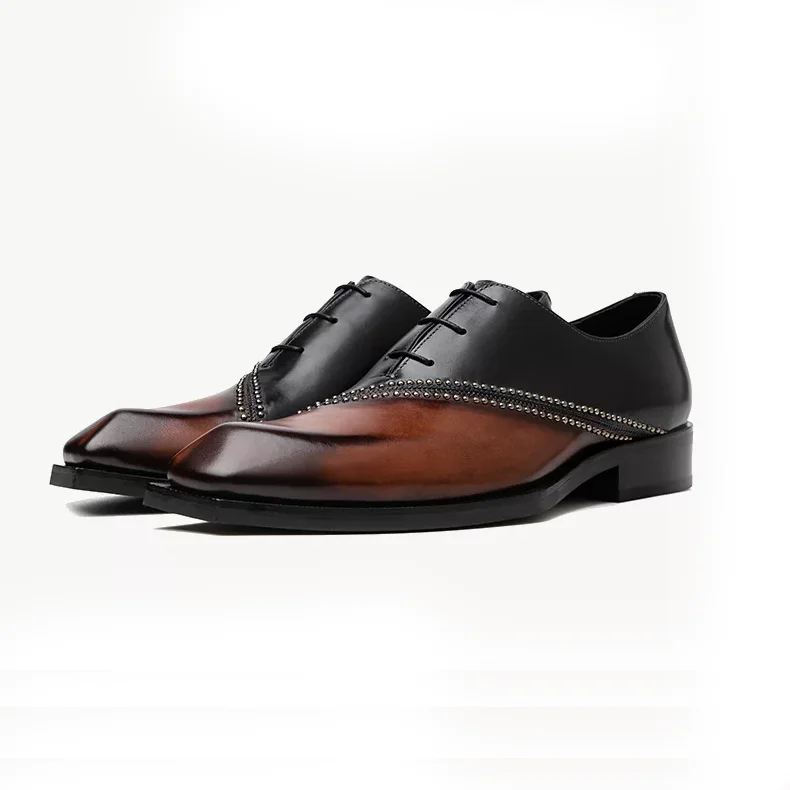 men dress shoes male formal shoes cow skin shoes