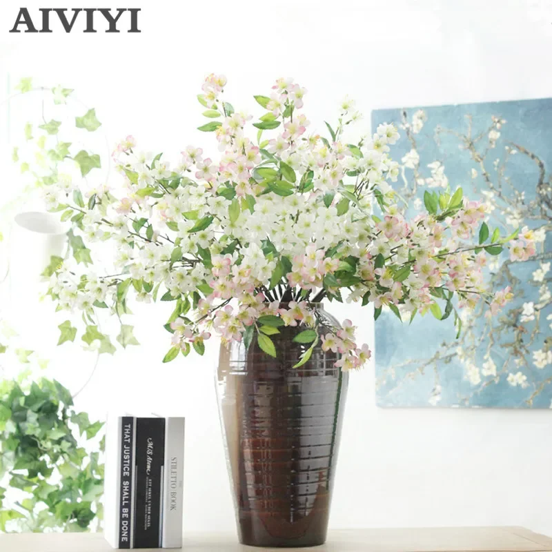 Foreign trade excellent products Real Touch artificial apple flower fake decorative flower wedding new home party DIY decoration