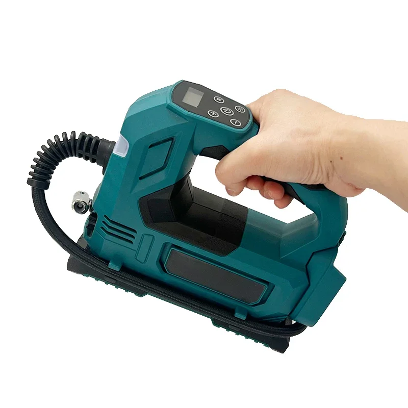 Fit Makita Portable Cordless Tire Inflator 18V Battery Electric Air Pump Handheld Air Compressor For Car Bicycle Tires Ball