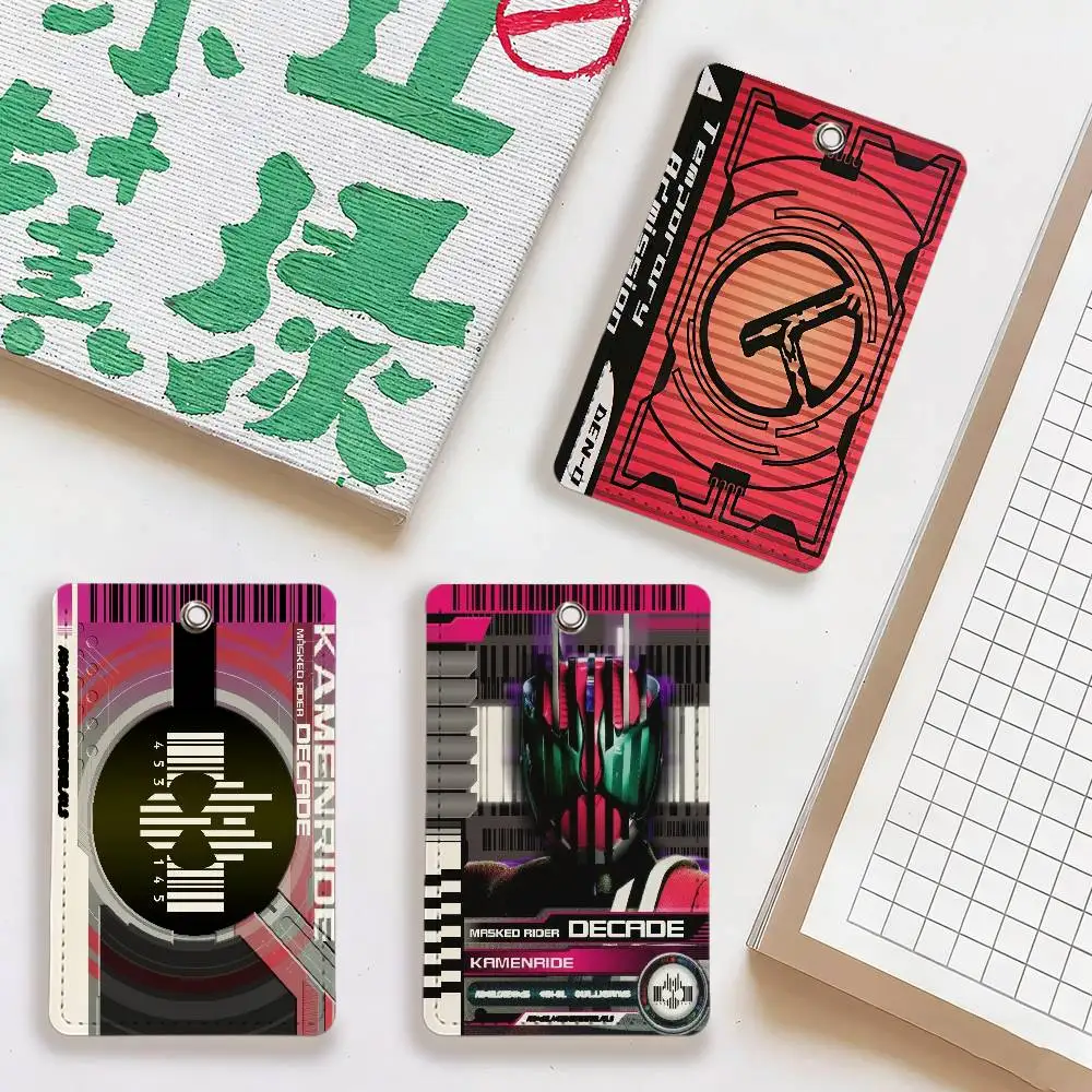 Cool K-Kamen Rider PU  Card Holder With Keychain For Bank card,Subway, Bus Card ,Access Card Protective Case