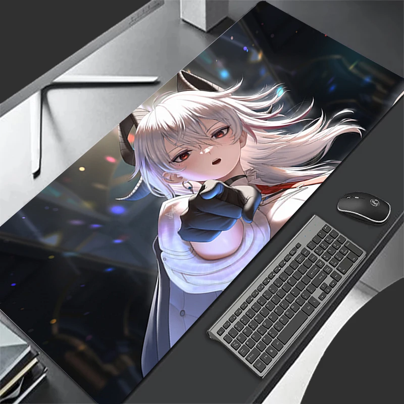 لوحة ماوس مطاطية ملحقات الألعاب ألعاب الكمبيوتر Wuthering Waves Zani Cabinet Carpets مكتب الكمبيوتر حصيرة مكتبية لوحة المفاتيح #4