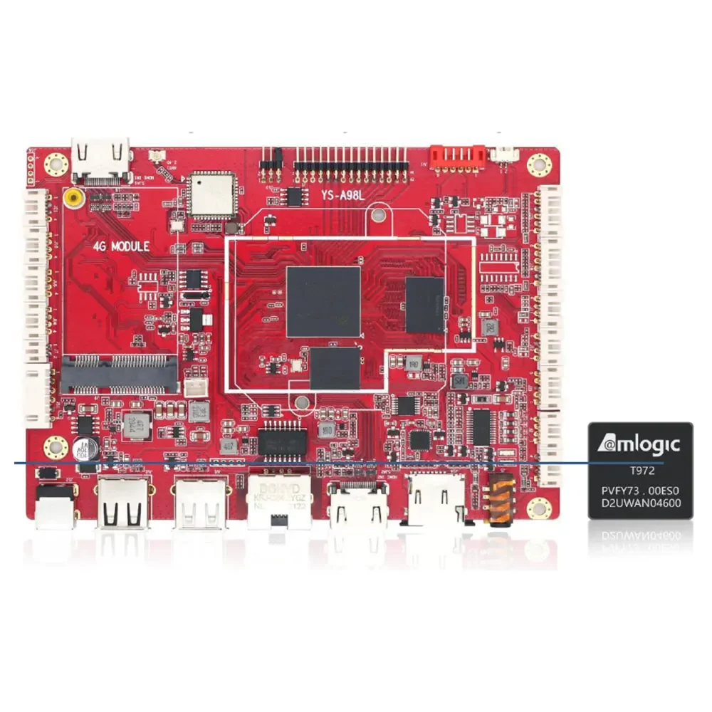 Built-in 4G module hdm-i input*2 support 120HZ input Android all in one smart LVDS 4K V-By-One board