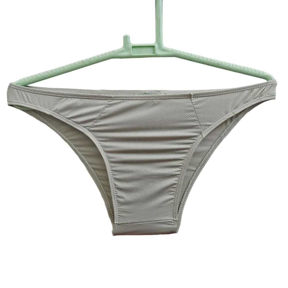 

Classic Style Underwear Breathable Underwear Classic Solid Color Male Underwear Ice Silk Flexible Fit Ice Silk Texture