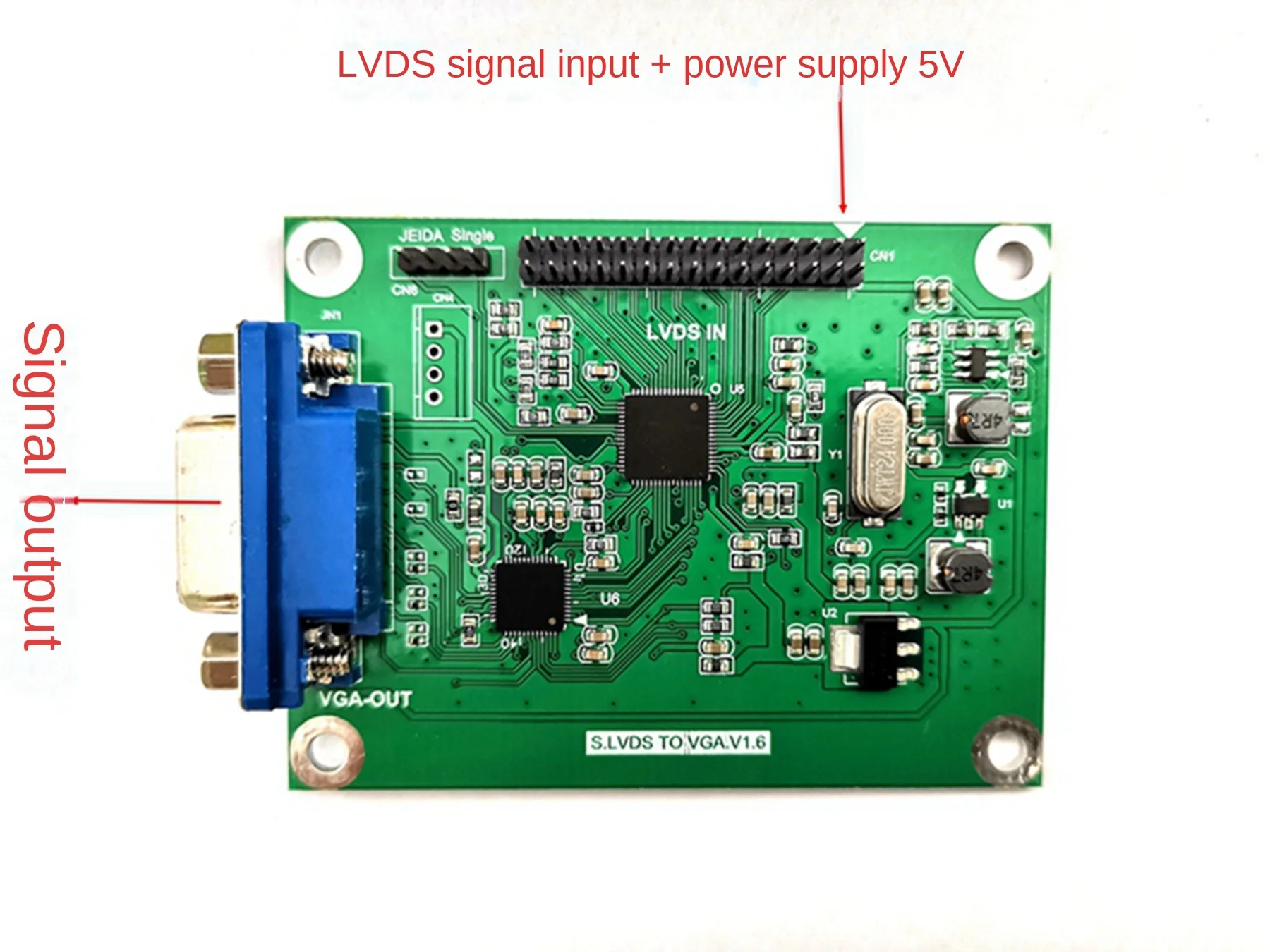 

Lvds to Vga Switchboard Lvds to Vga Output Supports Multiple Resolutions 720P/1080P