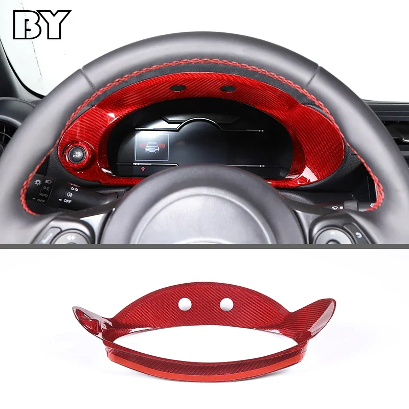 

Real Carbon Fiber Red Car Dashboard Decorative Frame Stickers Cover Trim For Toyota 86/Subaru BRZ 2022 Interior Accessories