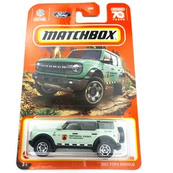 2023 Matchbox Cars 2021 FORD BRONCO 1/64 Die-cast Model Car Toy Vehicles