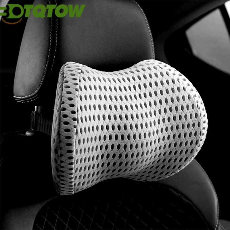 

1PC Super Comfy Car Headrest Pillow,Car Pillow for Neck Pain Relief with Adjustable Strap,Memory Foam&Breathable Removable Cover