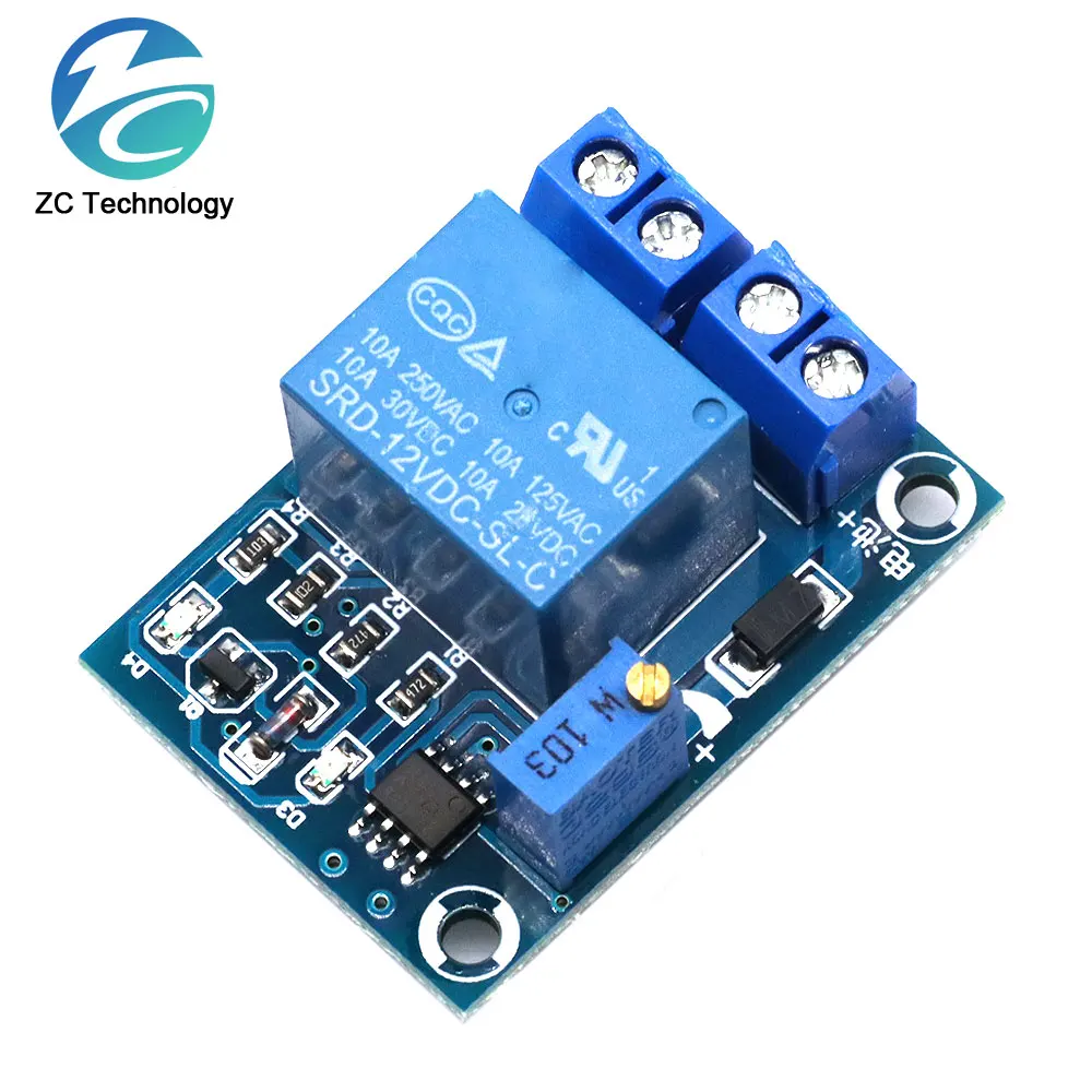 DC 12V Battery Undervoltage Low Voltage Cut off Automatic Switch Recovery Protection Module Charging Controller Protection Board