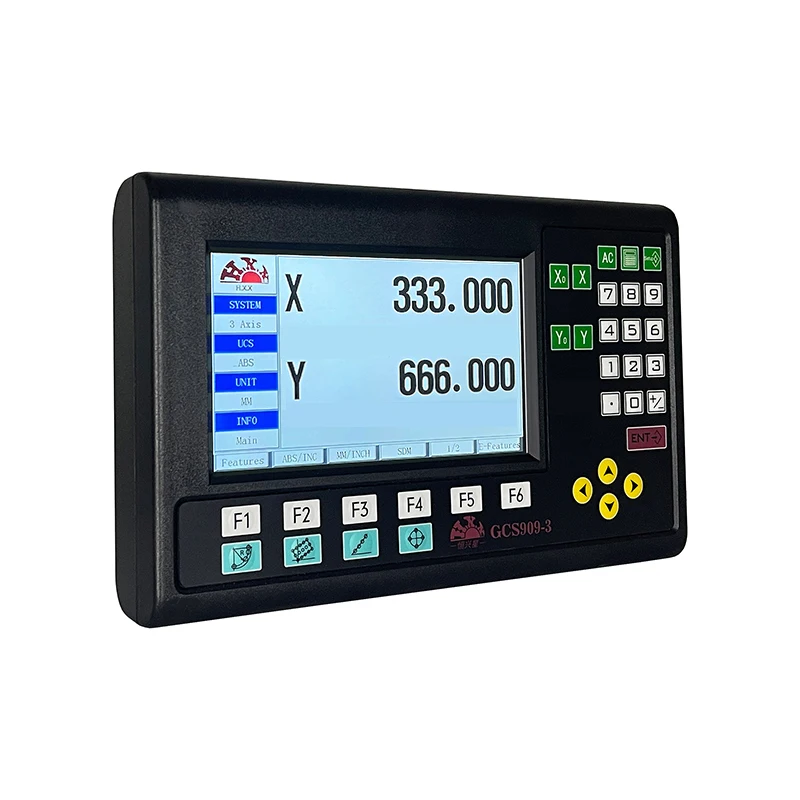 ความแม่นยําสูง 5um/1um 2 แกน LCD Dro ชุดเครื่องกลึงโลหะ Digital Readout Monitor & 2pcs Linear Scale Linear Encoder ไม้บรรทัดดิจิตอล