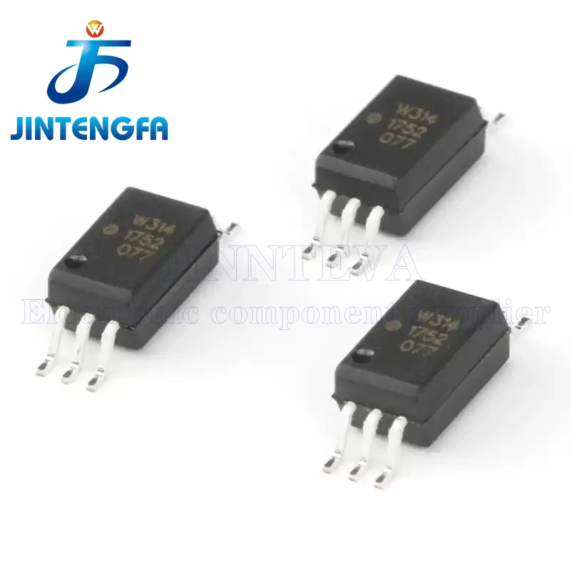 10PCS ACPL-W314-500E ACPL-W314 W314 SMD-6 SOP ACPL-W314-000E 0.6 Amp Output Current IGBT Gate Driver Optocoupler IC