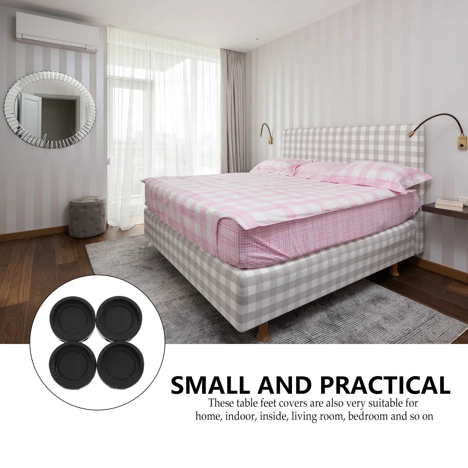 

1Set Furniture Pads Anti-Skid Durable Table Chair Feet Covers Floor Protectors Noise Prevention Shock Absorption Home