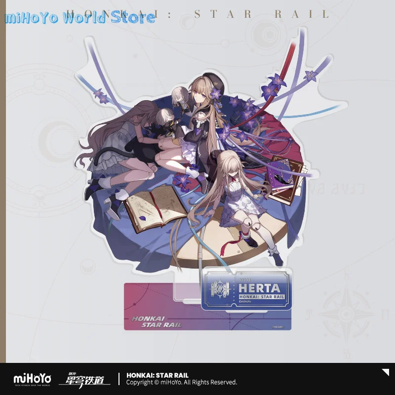 MiHoYo Official Genuine Honkai Star Rail Seele Hert Acrylic Tile Characters Anime Series Acrylic Tile Himeko Birthday Gifts